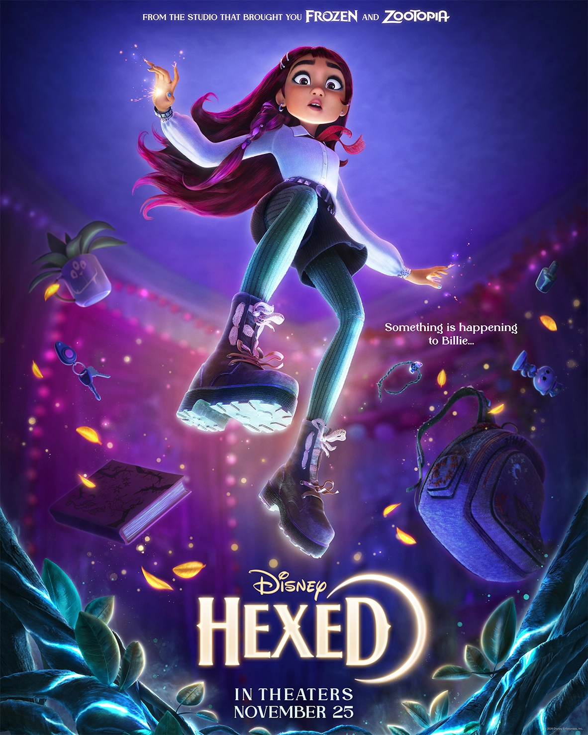 迪士尼动画新童话《Hexed》首曝预告，魔法冒险路线清晰